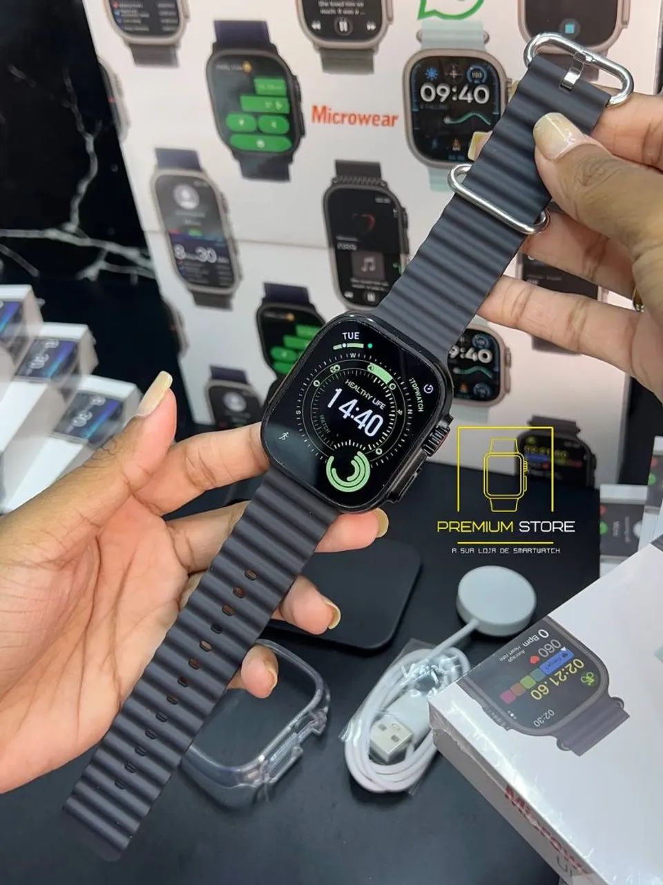 Smartwatch Relógio Ultra 5 Microwear Atacado e Varejo - Foto 5