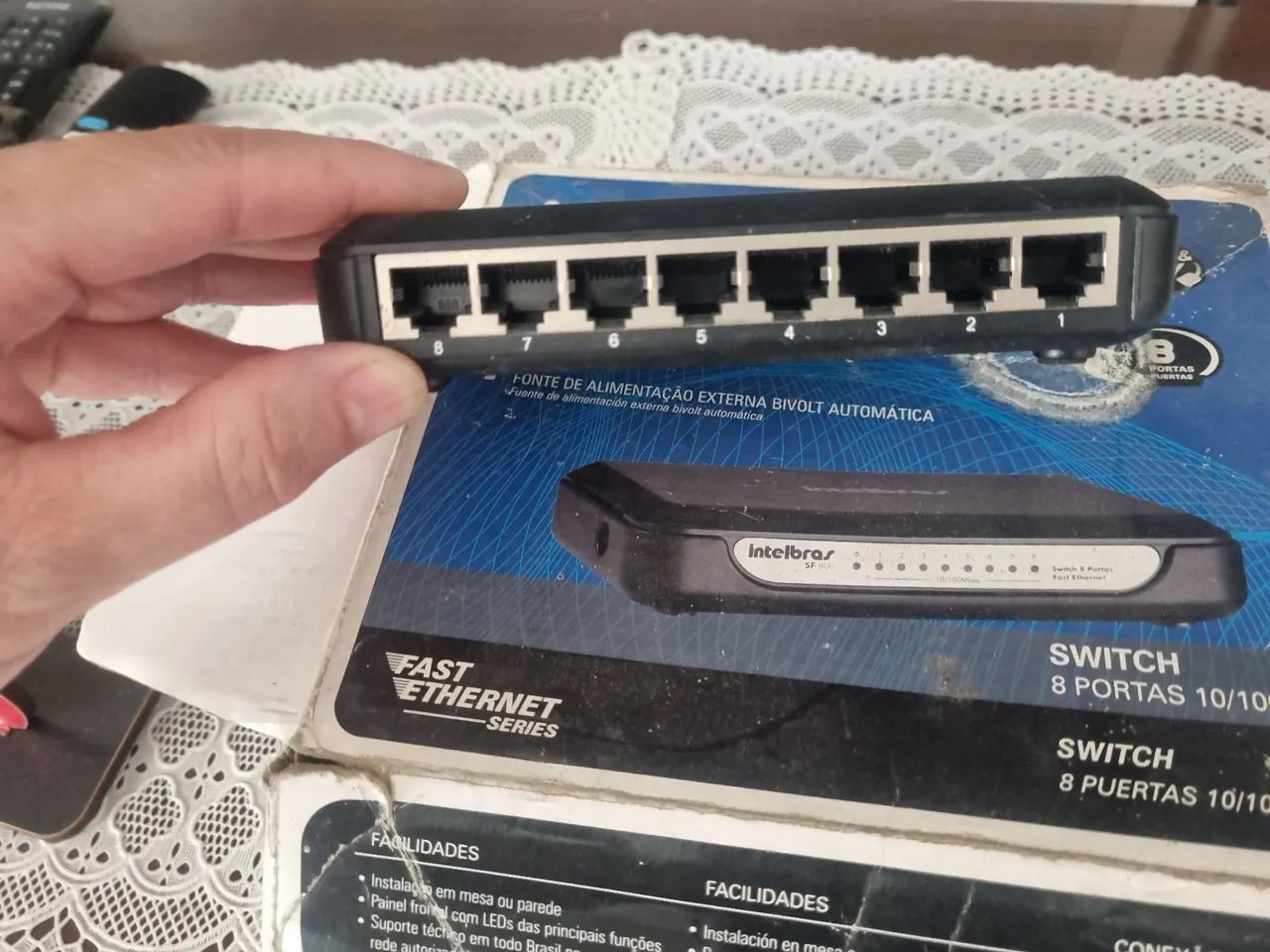 Smith SF 800 intelbras 8 Portas 10/100Mbps - Foto 4