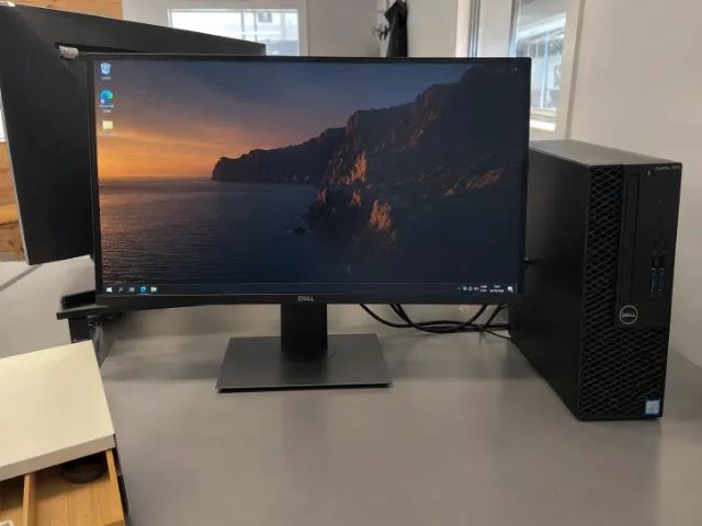 Workstation DELL 24 GB de RAM com placa de vídeo e SSD + Monitor DELL 27 polegadas