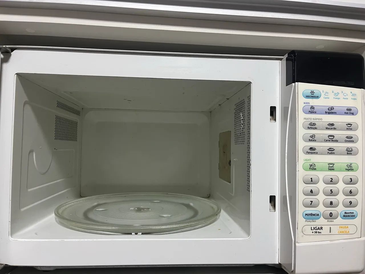 Microondas com defeito