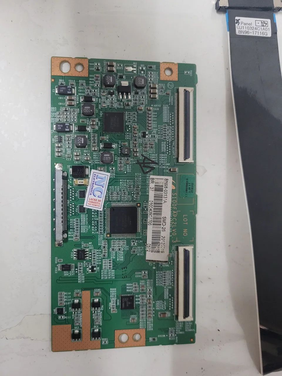 Placa tcon e flat cable un46d5500
