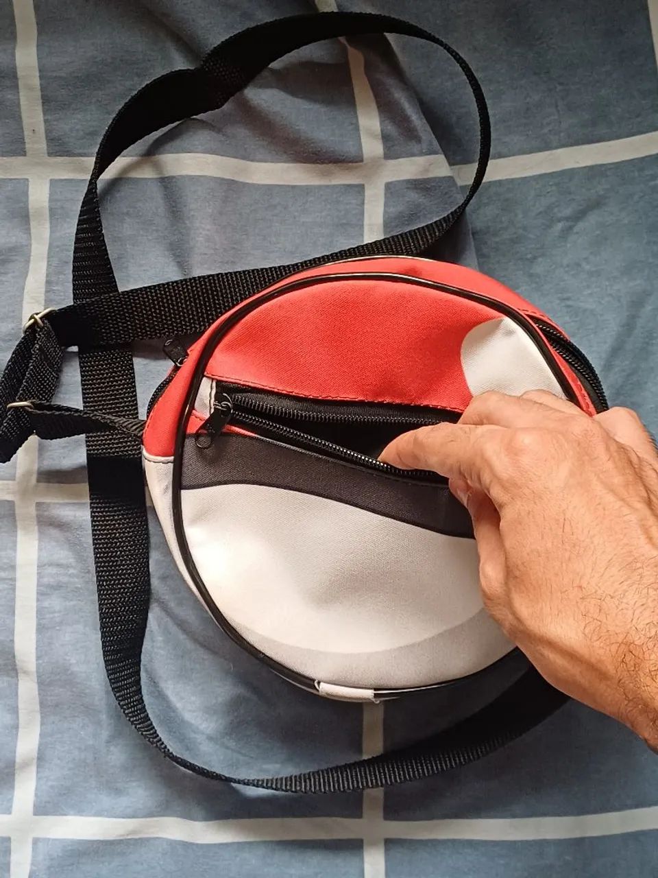 Bolsa lateral pokebola geek nerd - Foto 4