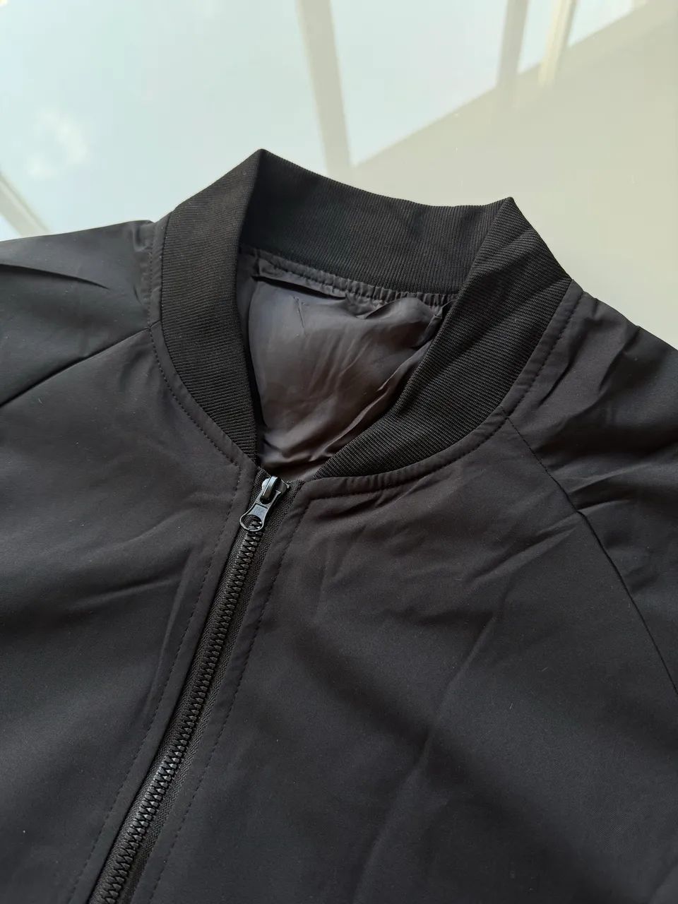 Jaqueta Bomber Preta Slim Premium - Nova (P) - Foto 2