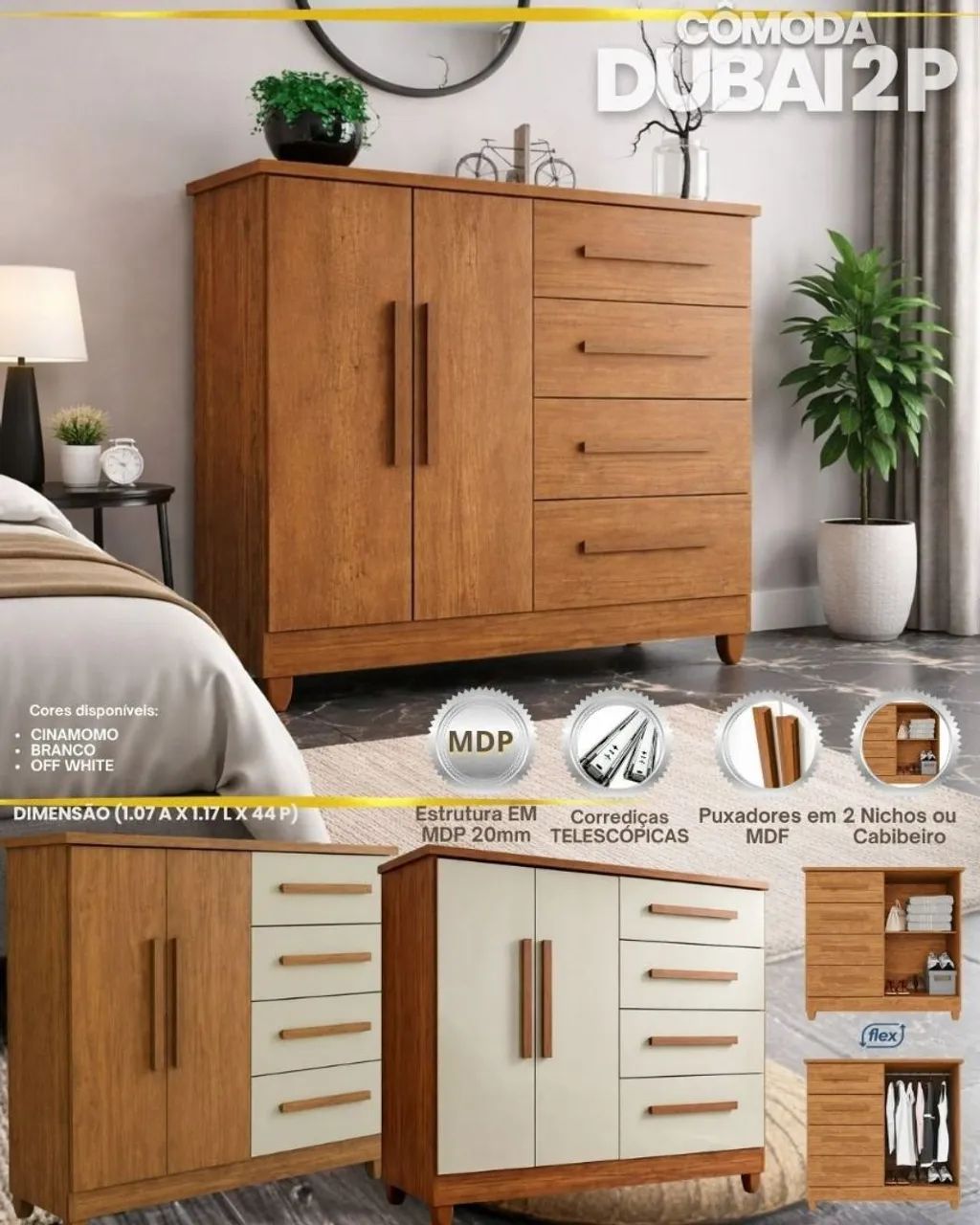 Cômoda Dubai 