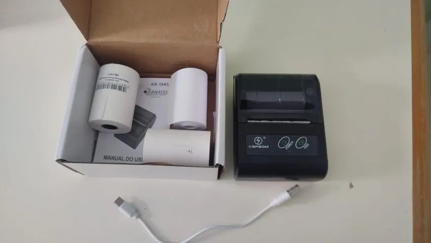 Mini Impressora Térmica Bluetooth 58mm - Foto 2