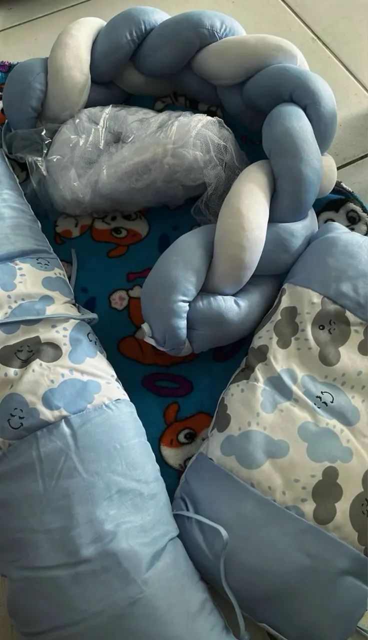 Ninho + kit mini berço + almofada de amamentação  - Foto 2