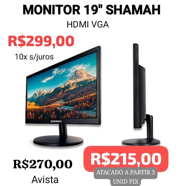 MONITOR 19.5" LACRADO COM GARANTIA VALOR PRA COMPRA A PARTIR 3UND