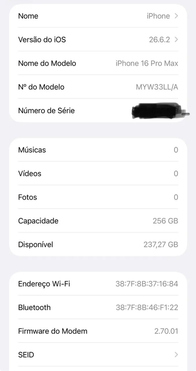 iphone 16 Pro Max 256 GB - Garantia Apple até 17/10 - Foto 3