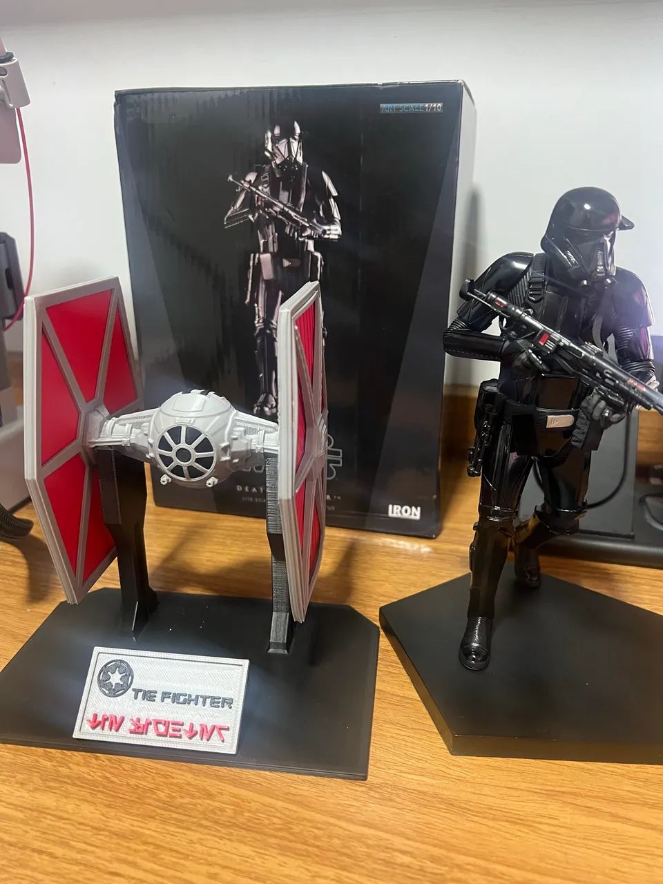 Death trooper - starwars iron studio + Tie fighter  - Foto 2