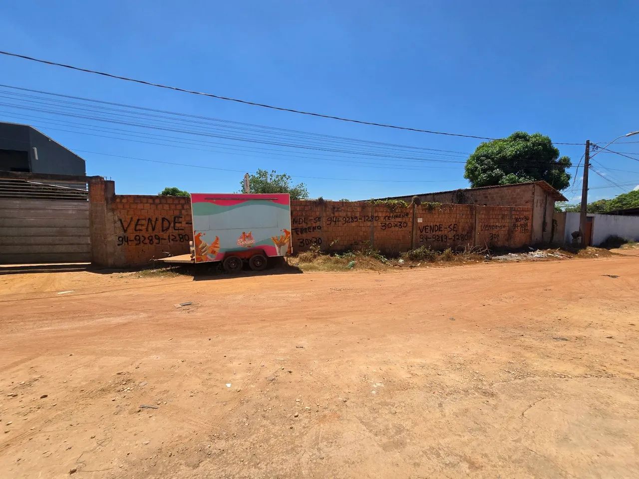 Vemdo terreno vavazao  todo murado - Foto 4
