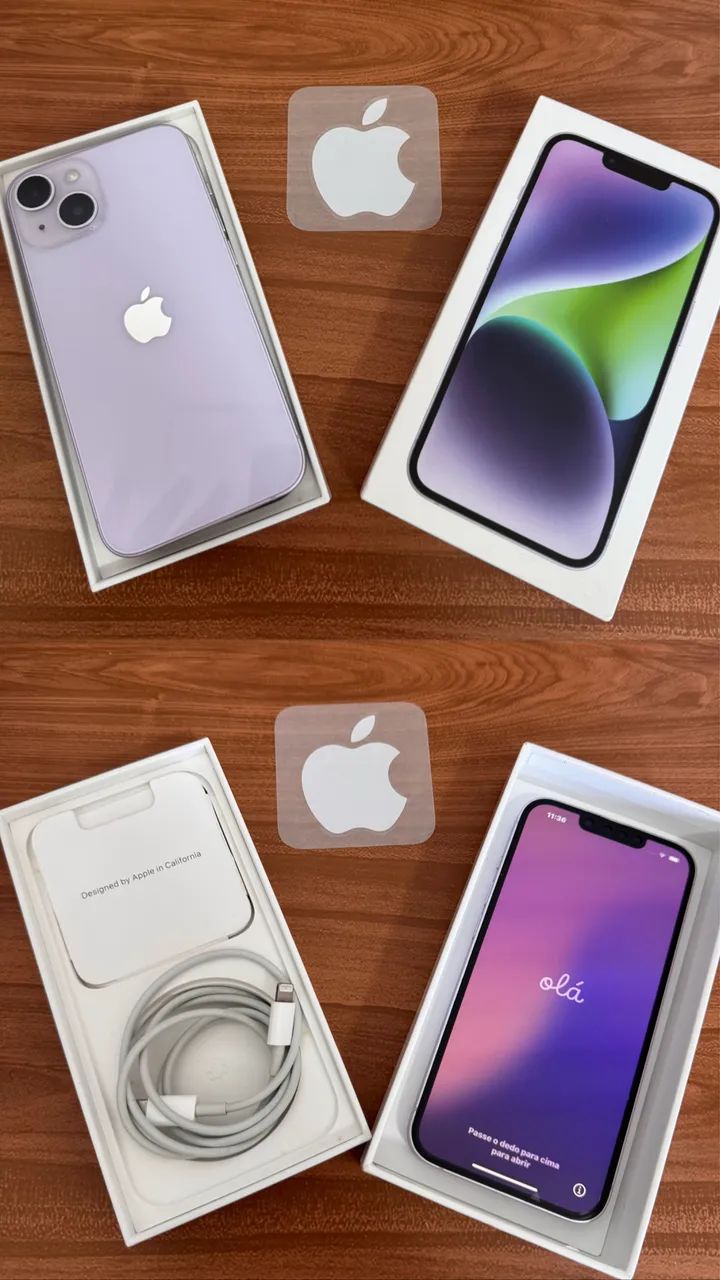 iPhone 14 128GB Purple 88% | Único Dono | Nunca Aberto | Caixa