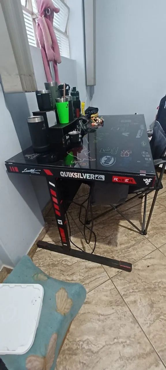 Mesa Office-Gamer Customizada - Foto 5