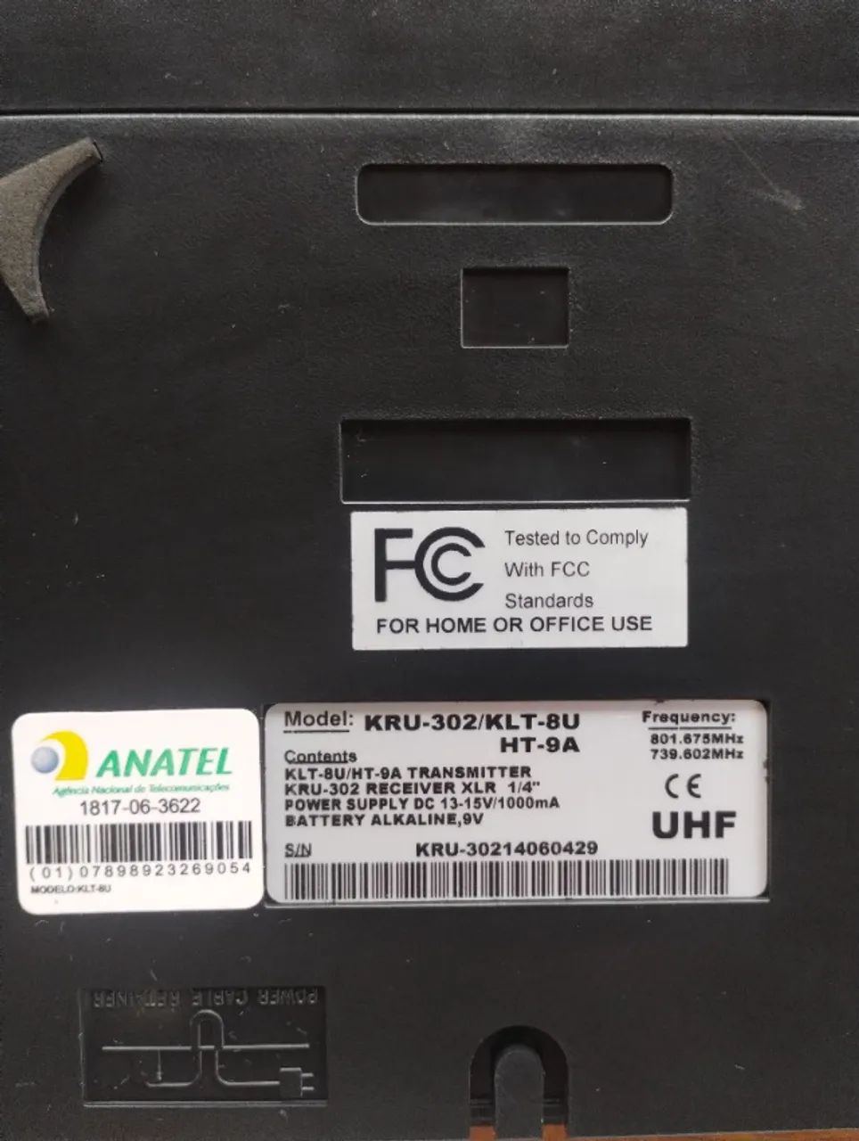 MICROFONE SEM FIO HEADSET DUPLO KARSECT KRU302 - Foto 3
