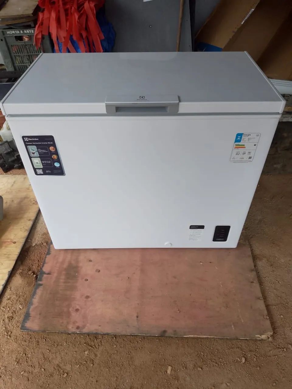 Freezer eletrolux inverter seminovo