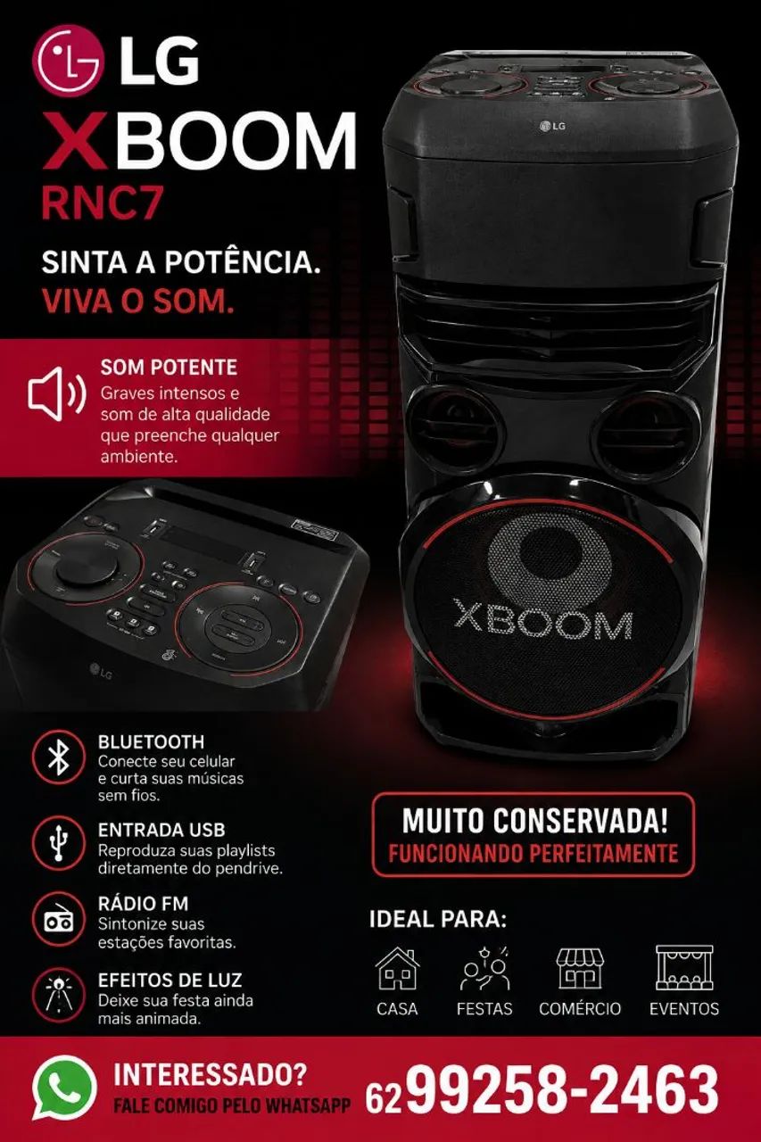 Caixa de Som LG Xboom