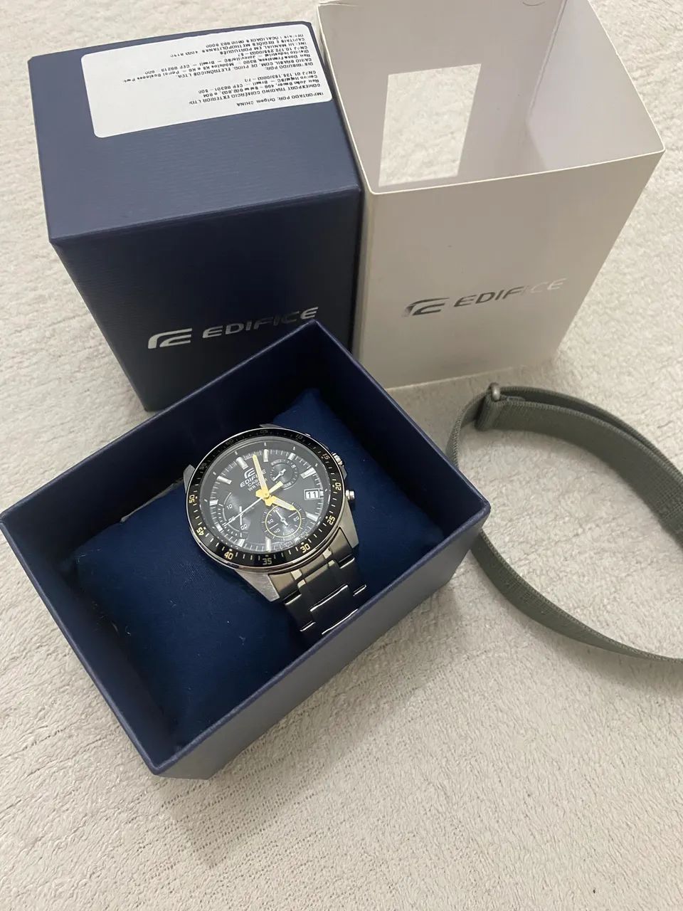 Relógio CASIO EDIFICE + pulseira nato  - Foto 2