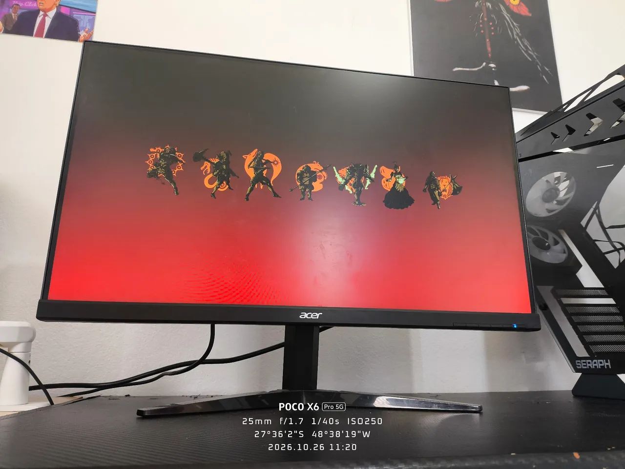 Monitor 27" Acer 1080p 1ms 75Hz - Foto 4