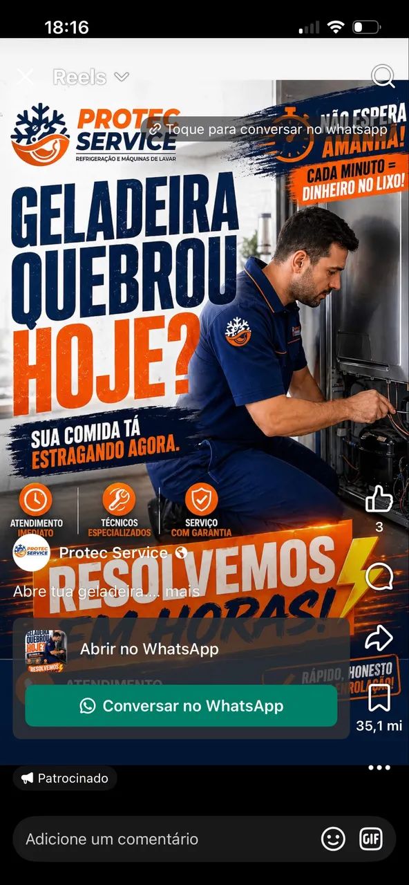 Técnico linha branca 