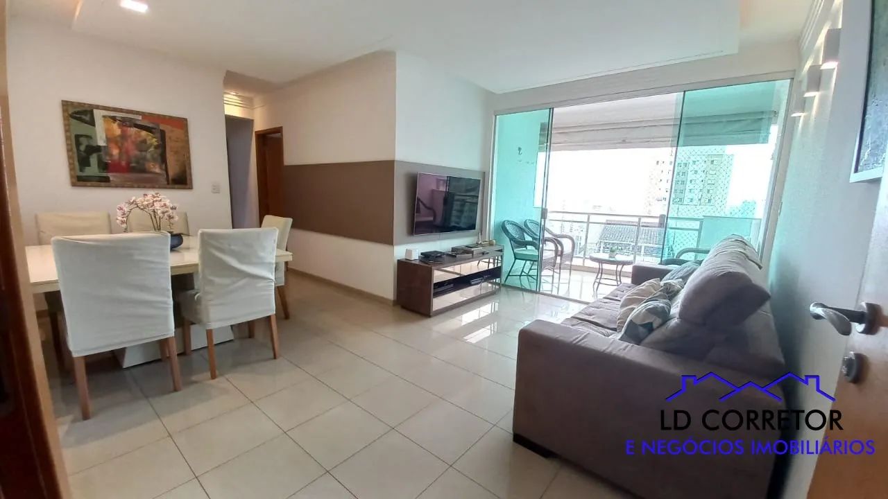 Apartamento a venda com 3 quartos e 1 suíte mobiliado no Alto do Setor Bueno com lazer com - Foto 2