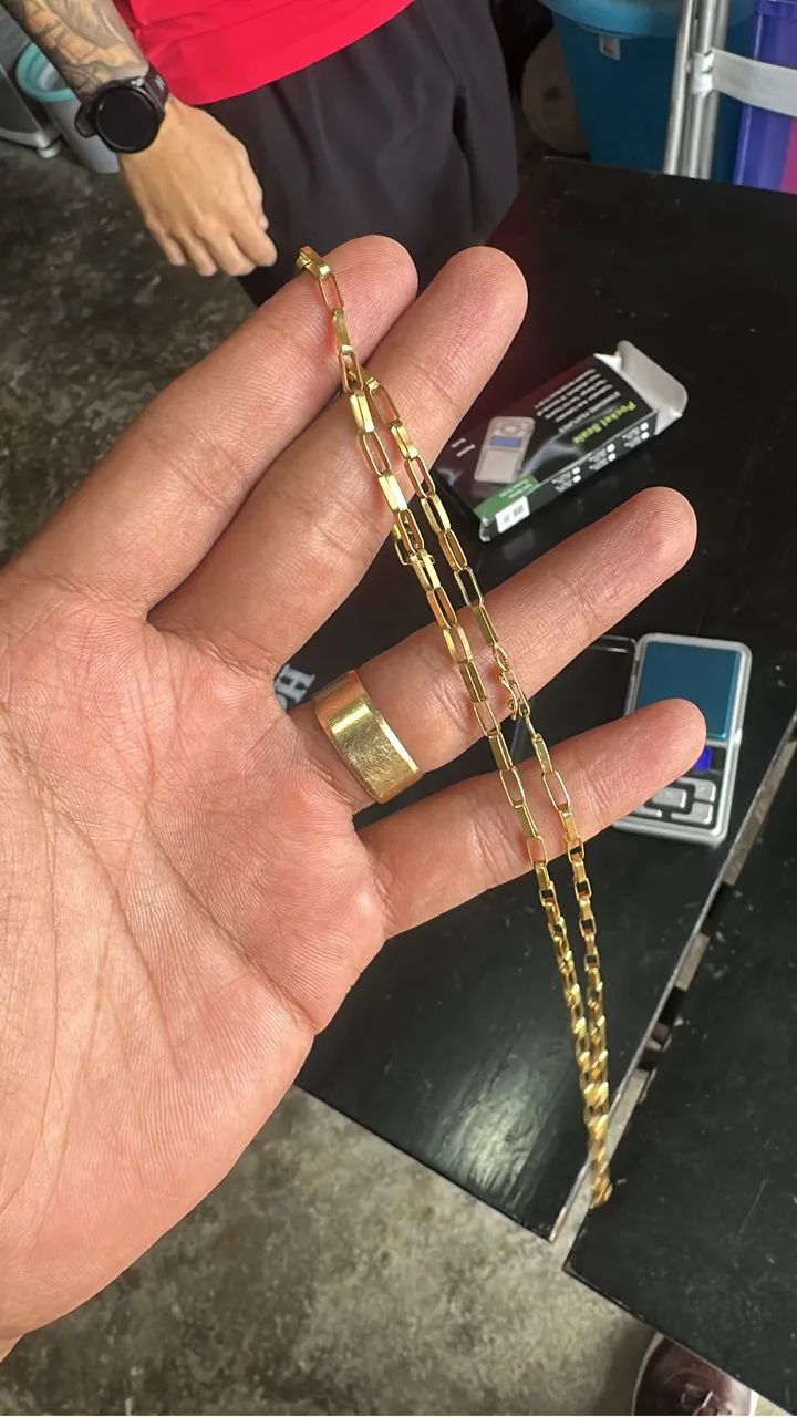 CORRENTE EM OURO 18k 10 GRAMAS