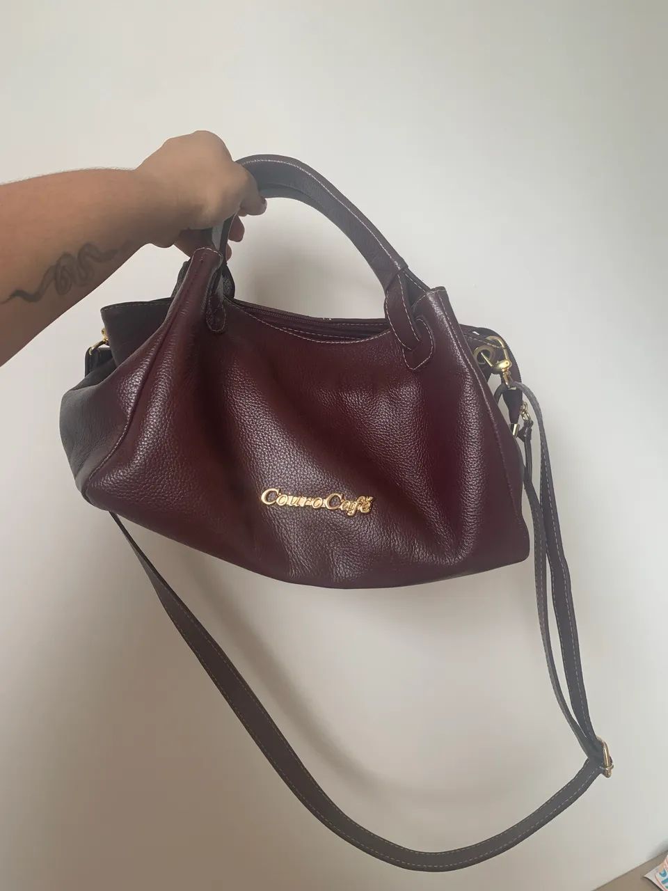 Bolsa feminina Couro Café