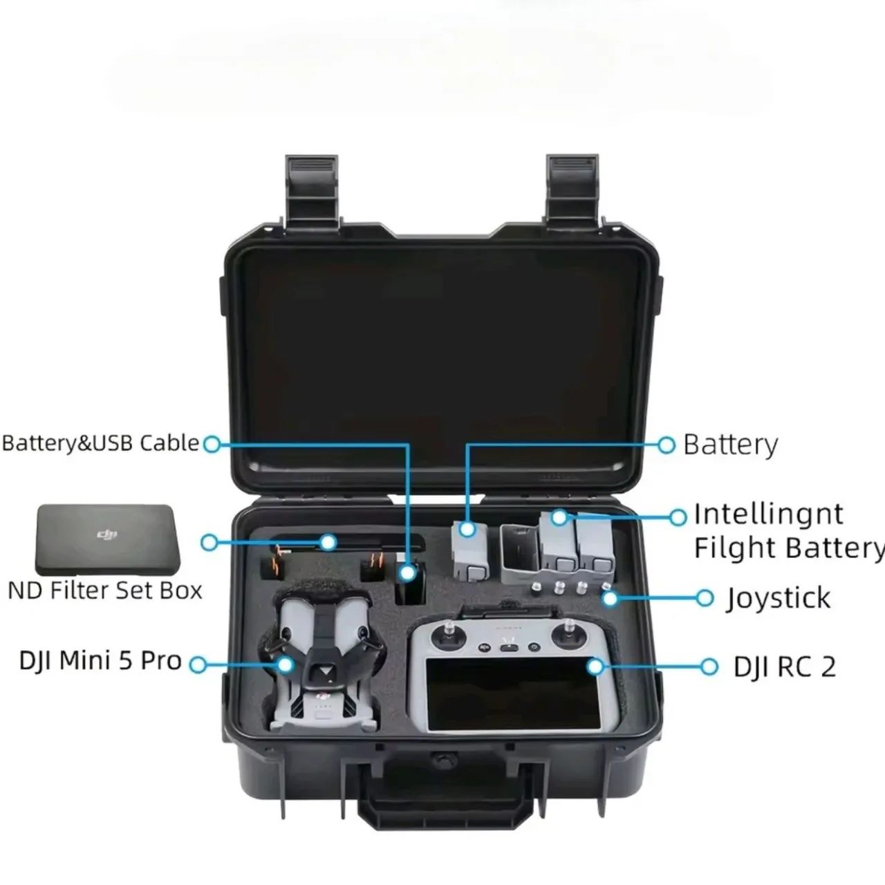 Case Maleta para Drone DJI Mini 5 Pro - Foto 3
