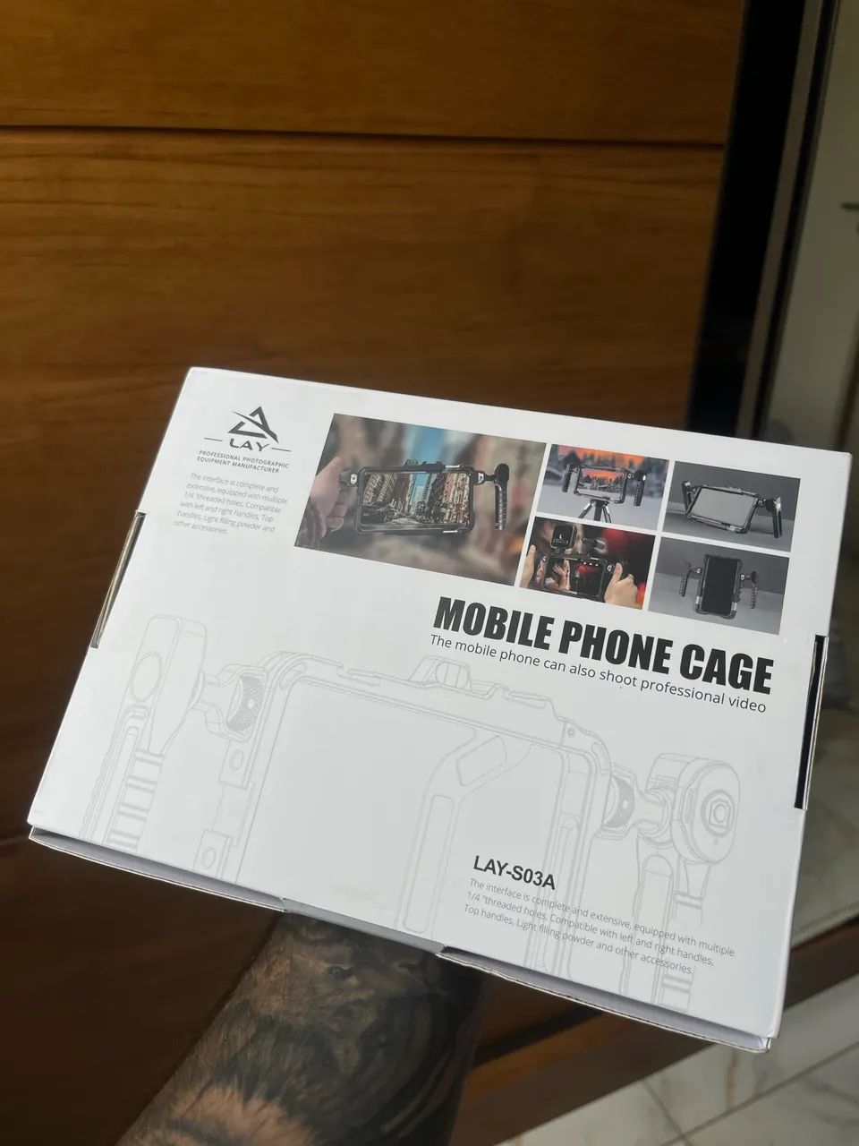 Estabilizador Cage Gaiola Celular + LED - Foto 2
