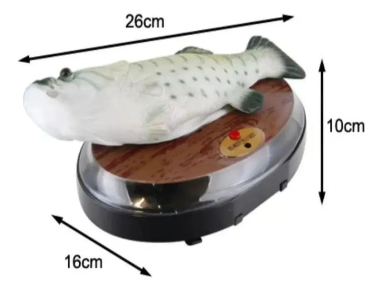 peixe cantor big mouth billy bass motion (25 dias para ficar pronto)sensor - Foto 6