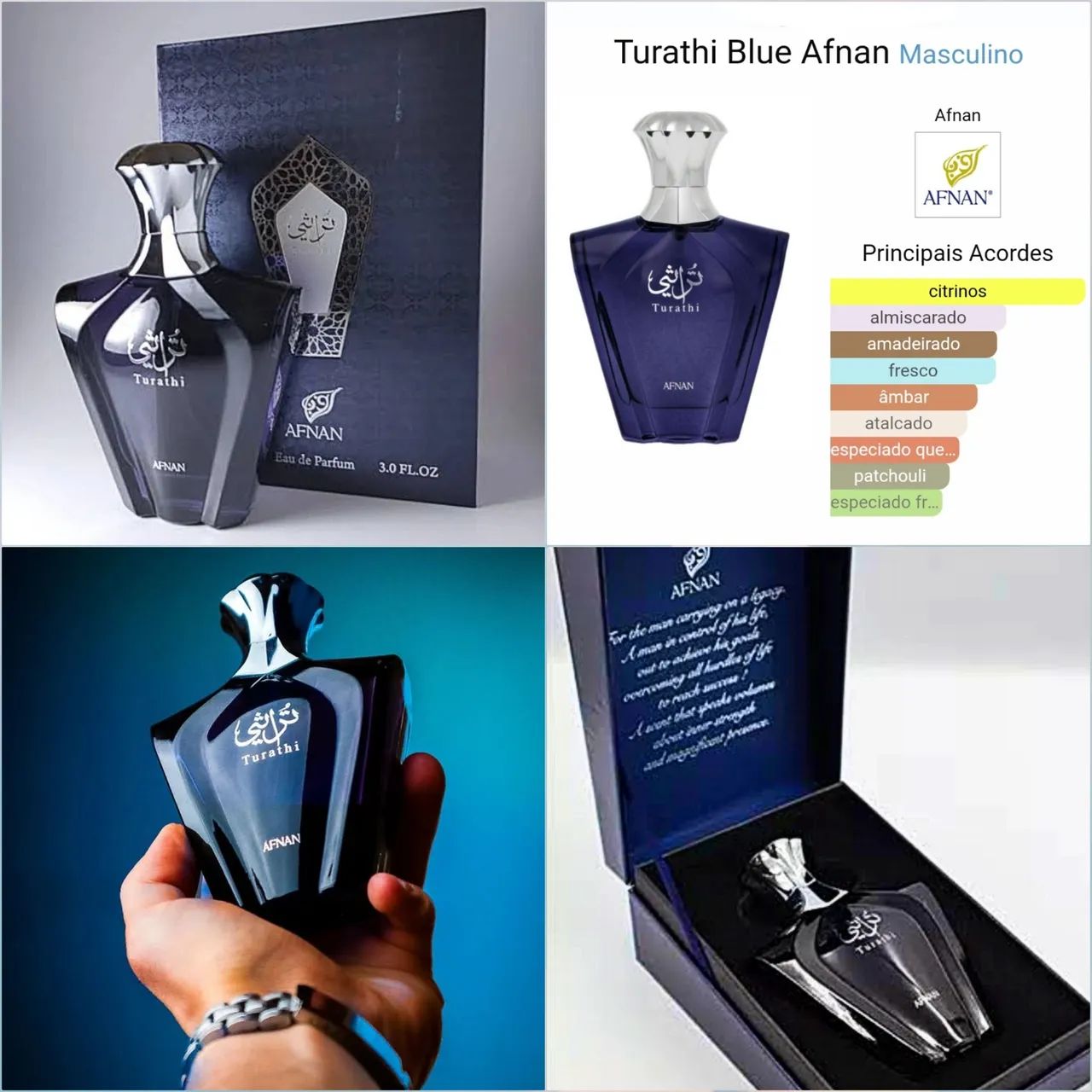 Thurath Blue - Afnan 100% Original - lacrados  - Foto 4