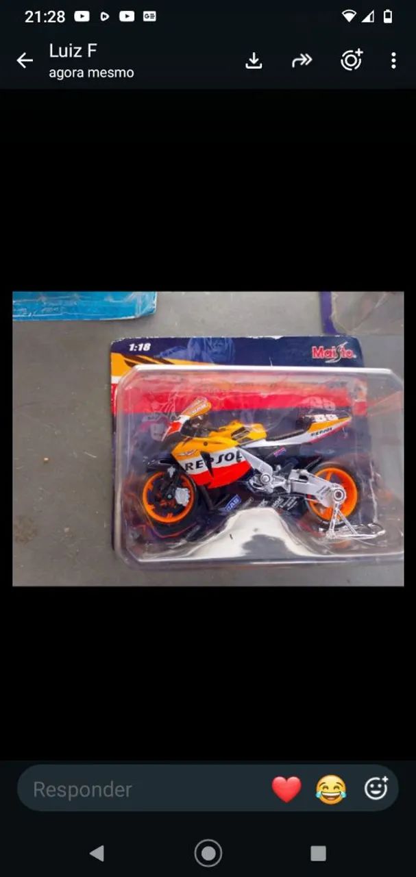 3 MINIATURAS DE MOTO - Foto 4