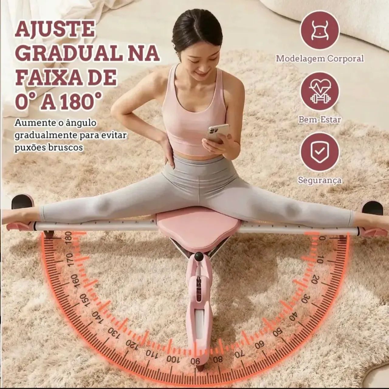 Esticador de pernas com ajuste de comprimento  - Foto 3