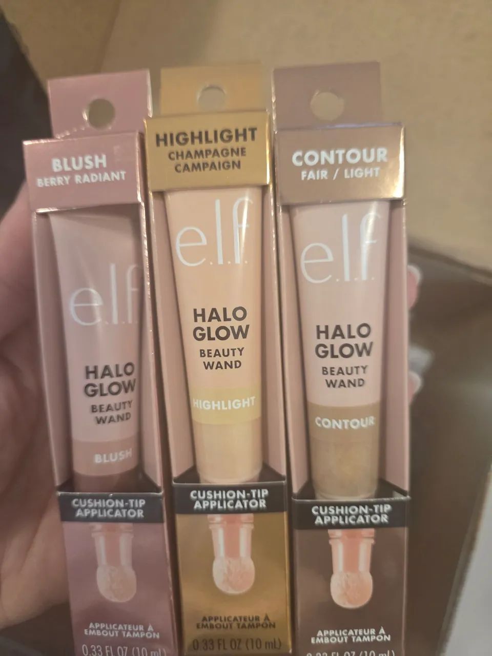 Elf contorno fair blush berry e iluminador champanhe  - Foto 3