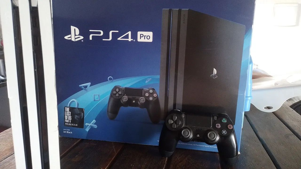Ps 4 Pro com 2 T. - Foto 2