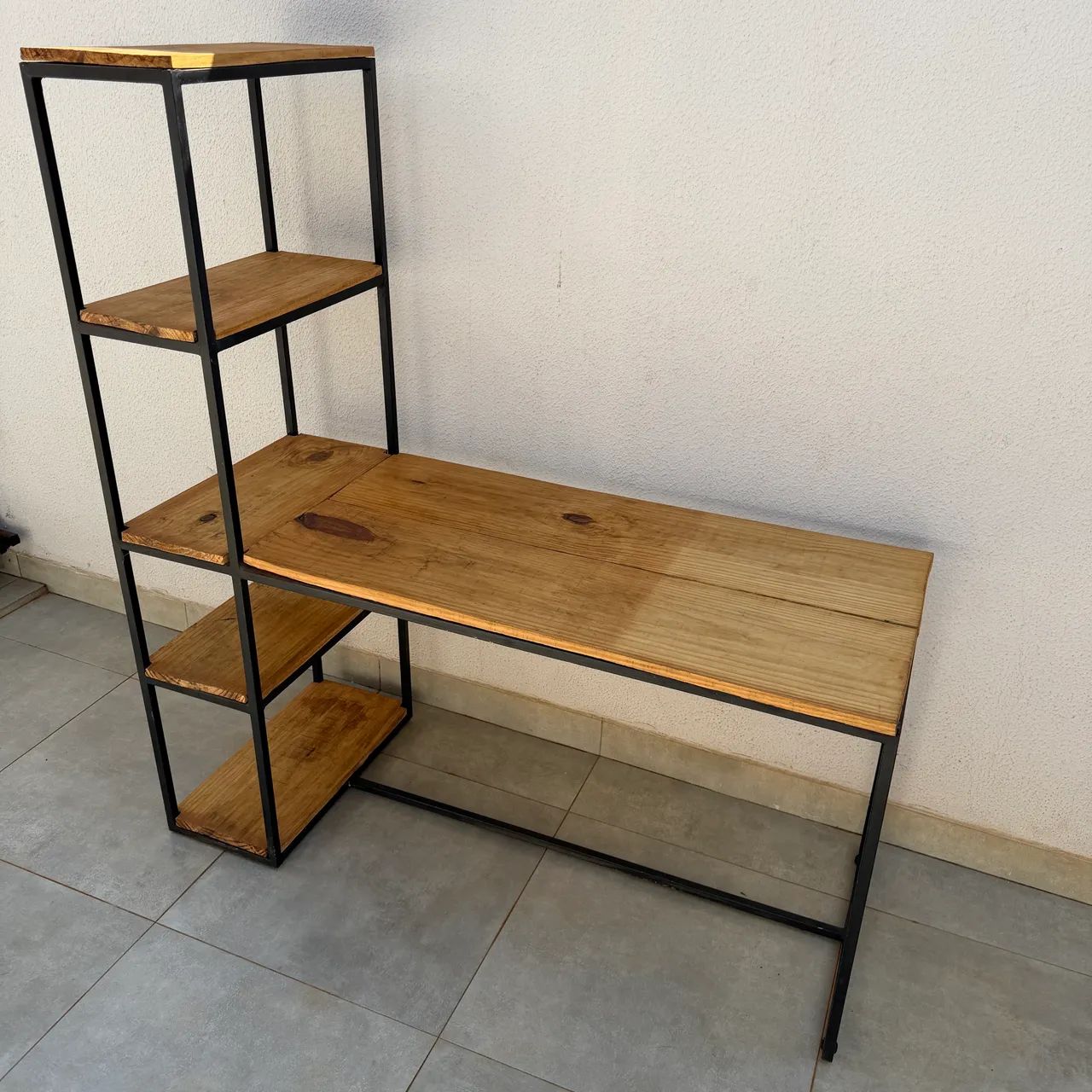 Mesa estilo industrial para computador - Foto 3