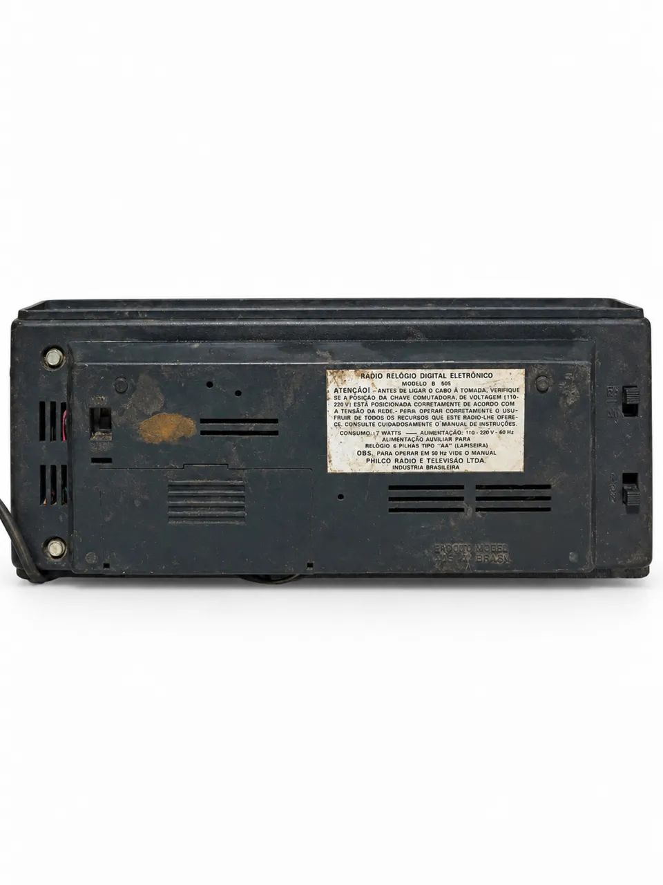 Rádio relógio Philco Ford antigo funcionando 1970 - Foto 3