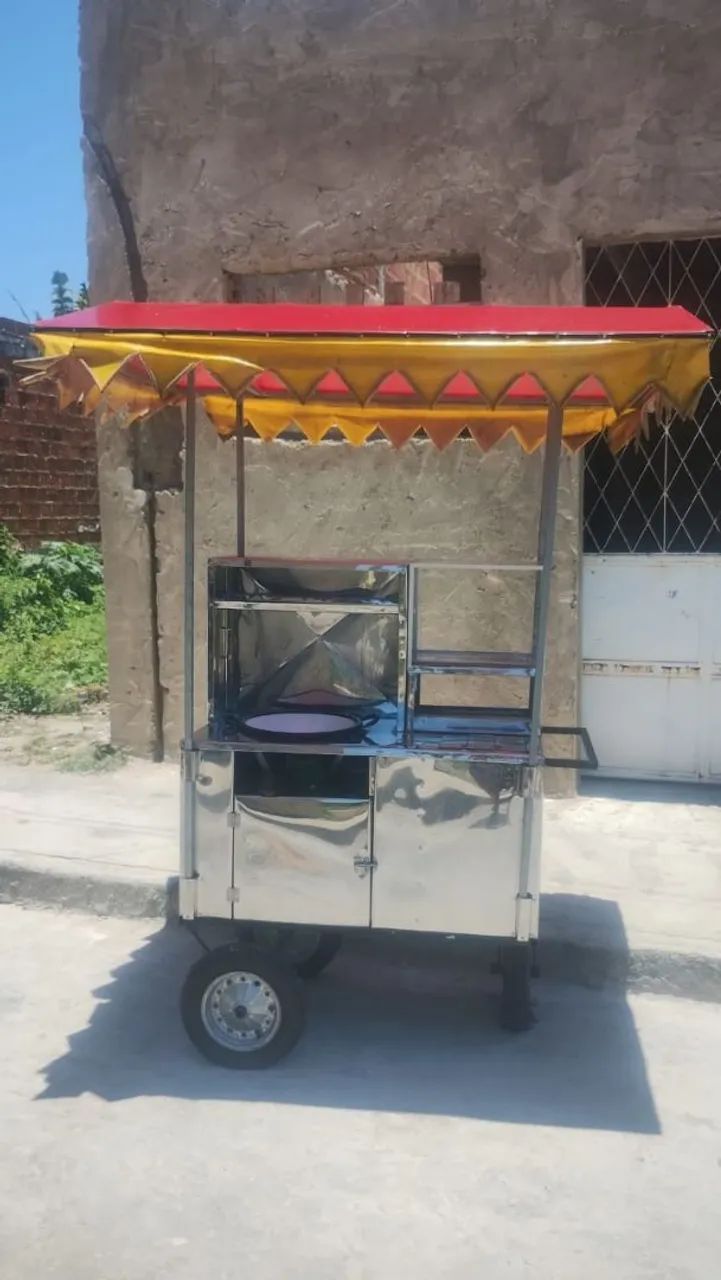 Vendo esse carrinho de salgado tipo batatinha frita e pastel - Foto 3