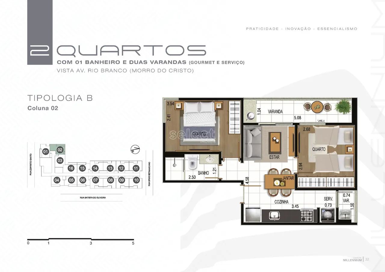 Apartamento 2 quartos - Centro - Foto 3