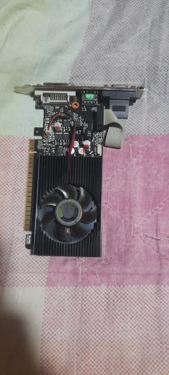 Placa de vídeo para retirada de componentes 
