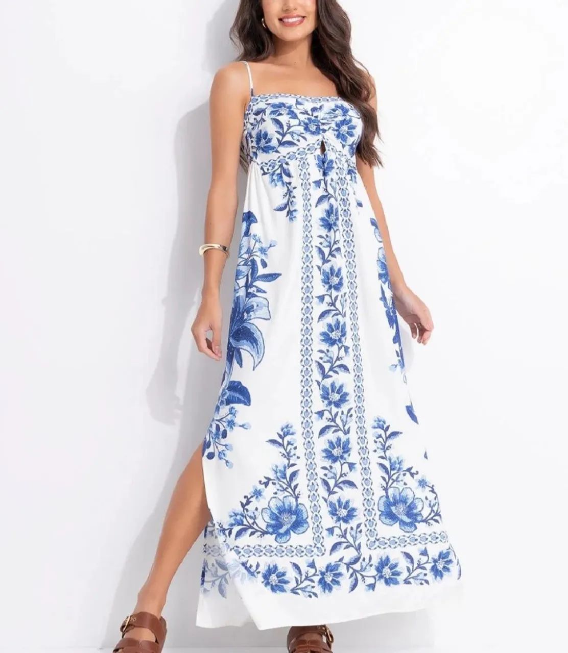Vestido farm longo 