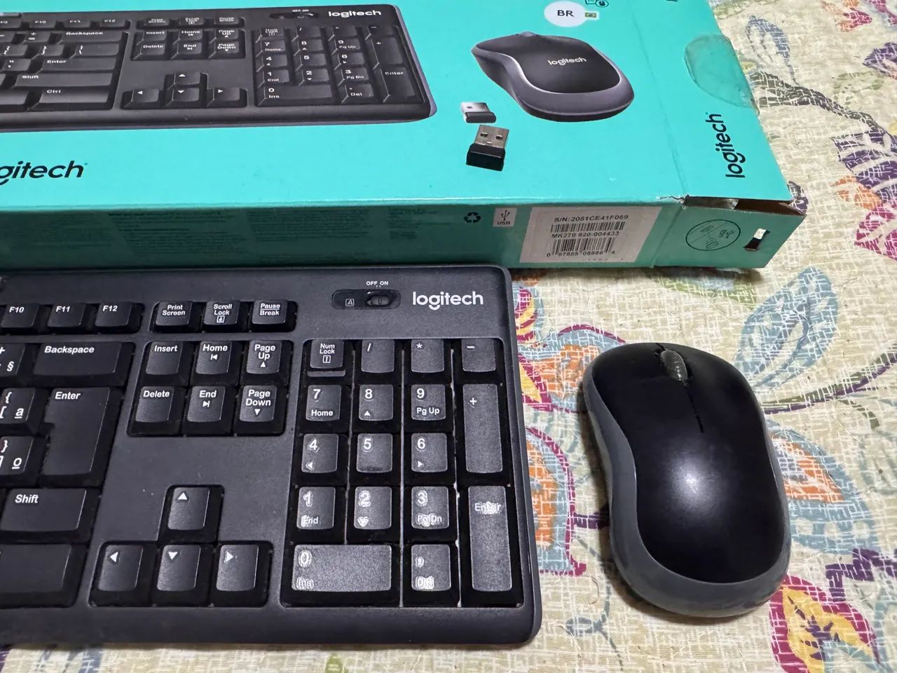 Kit Teclado Mouse Logitech Wireless