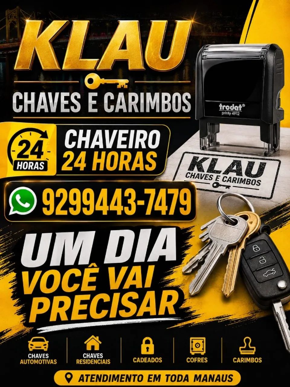 Chaveiro 24 horas em Manaus 