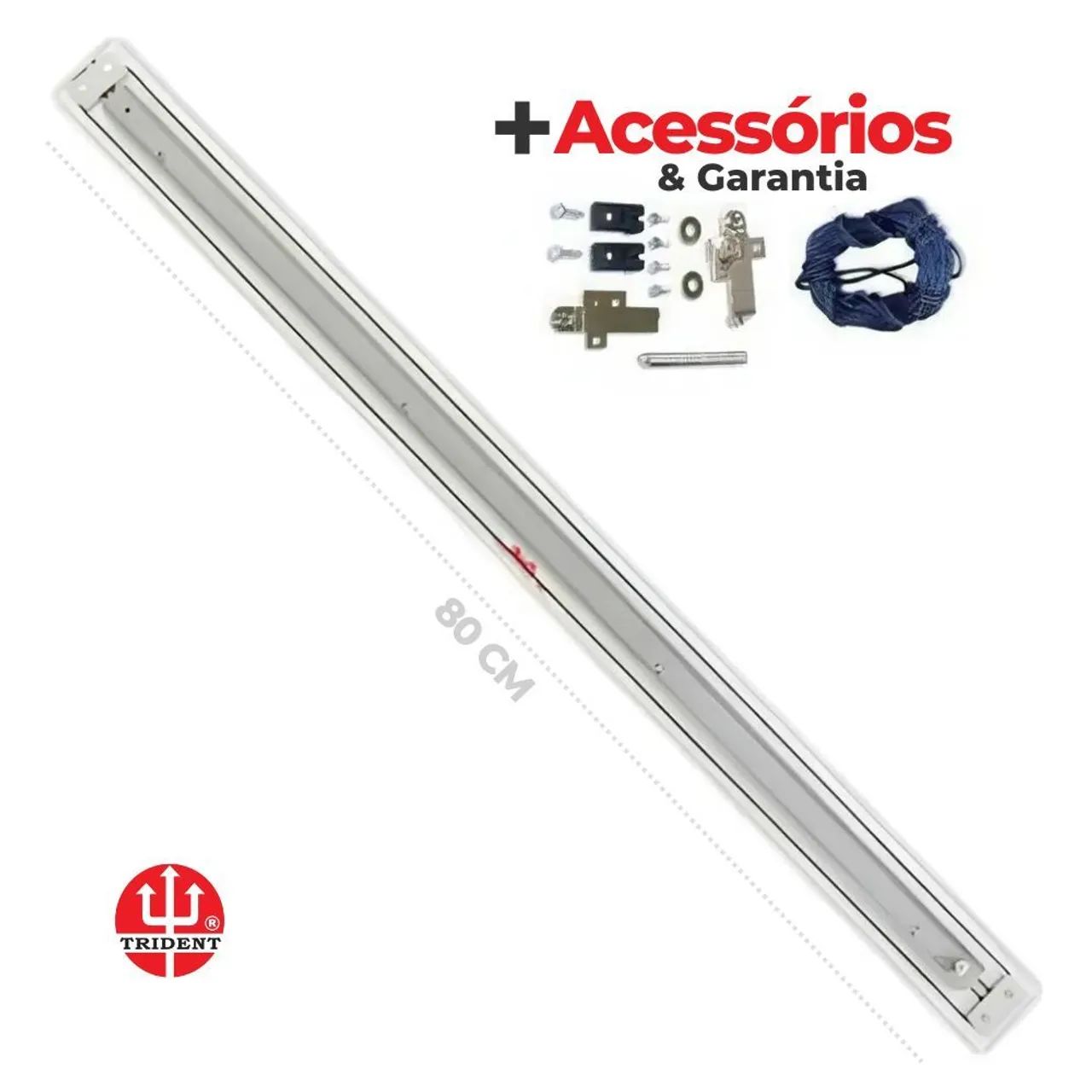 Régua Paralela Desetec Acrílica 80 cm Trident - Ref. 6308 - Foto 2