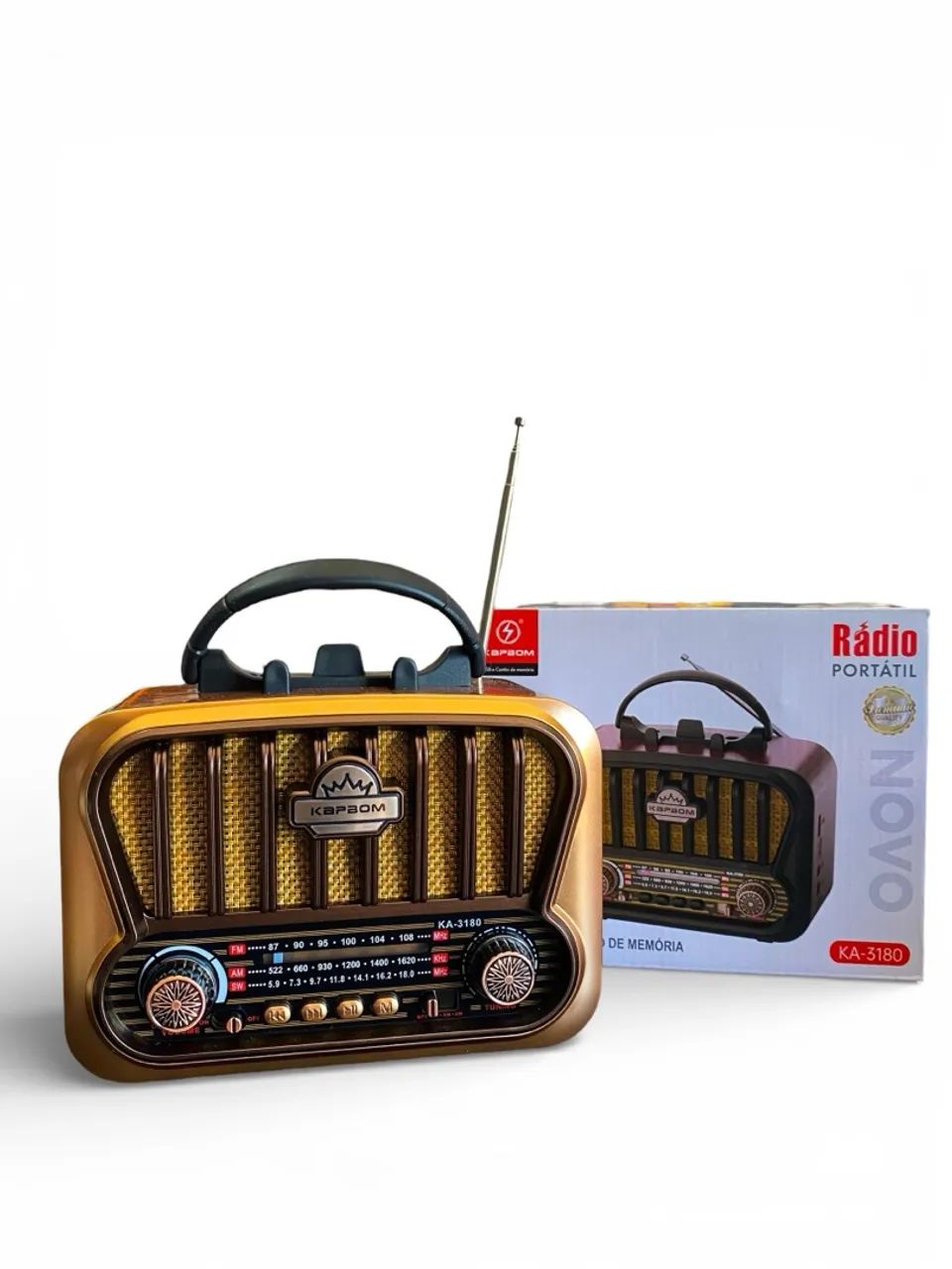RÁDIO RETRÔ KAPBOM MODELO KA-3180
