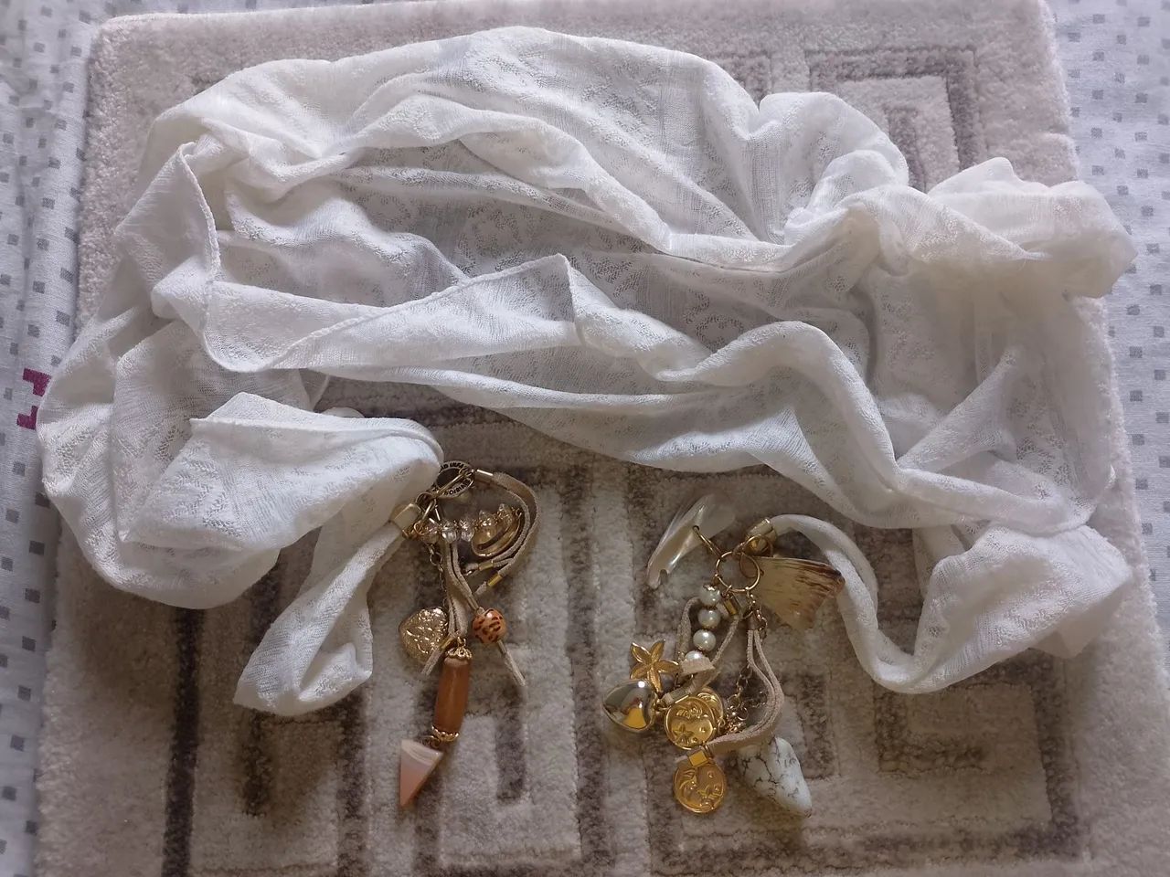 Conjunto de biquíni, lenço e bolsa - Foto 4
