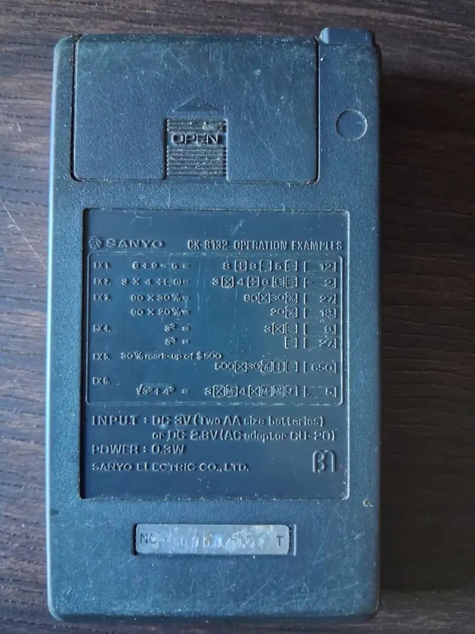Calculadora antiga Sanyo CX 8132 - Foto 5
