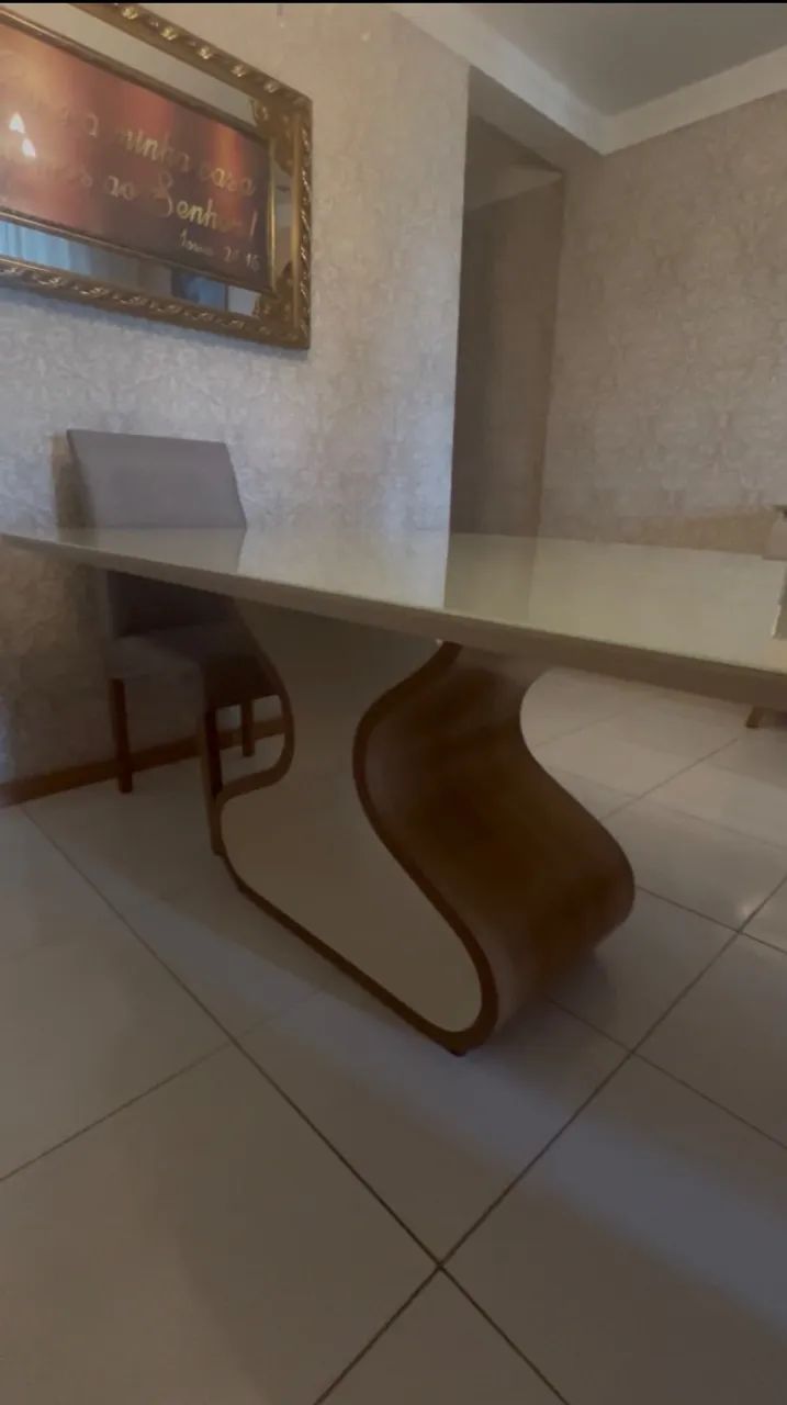 Mesa retangular de jantar 1,80x0,96