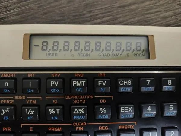 Calculadora Financeiro HP 12C Gold + Capa de Couro legítimo / Pouco Usada sem avarias - Foto 3