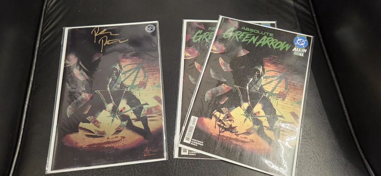 Absolute Green Arrow Autografado - Foto 2