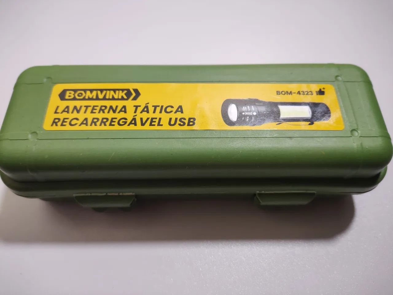 Vendo mini lanterna e lampião militar tático, modelo BOM-4323 - Foto 2
