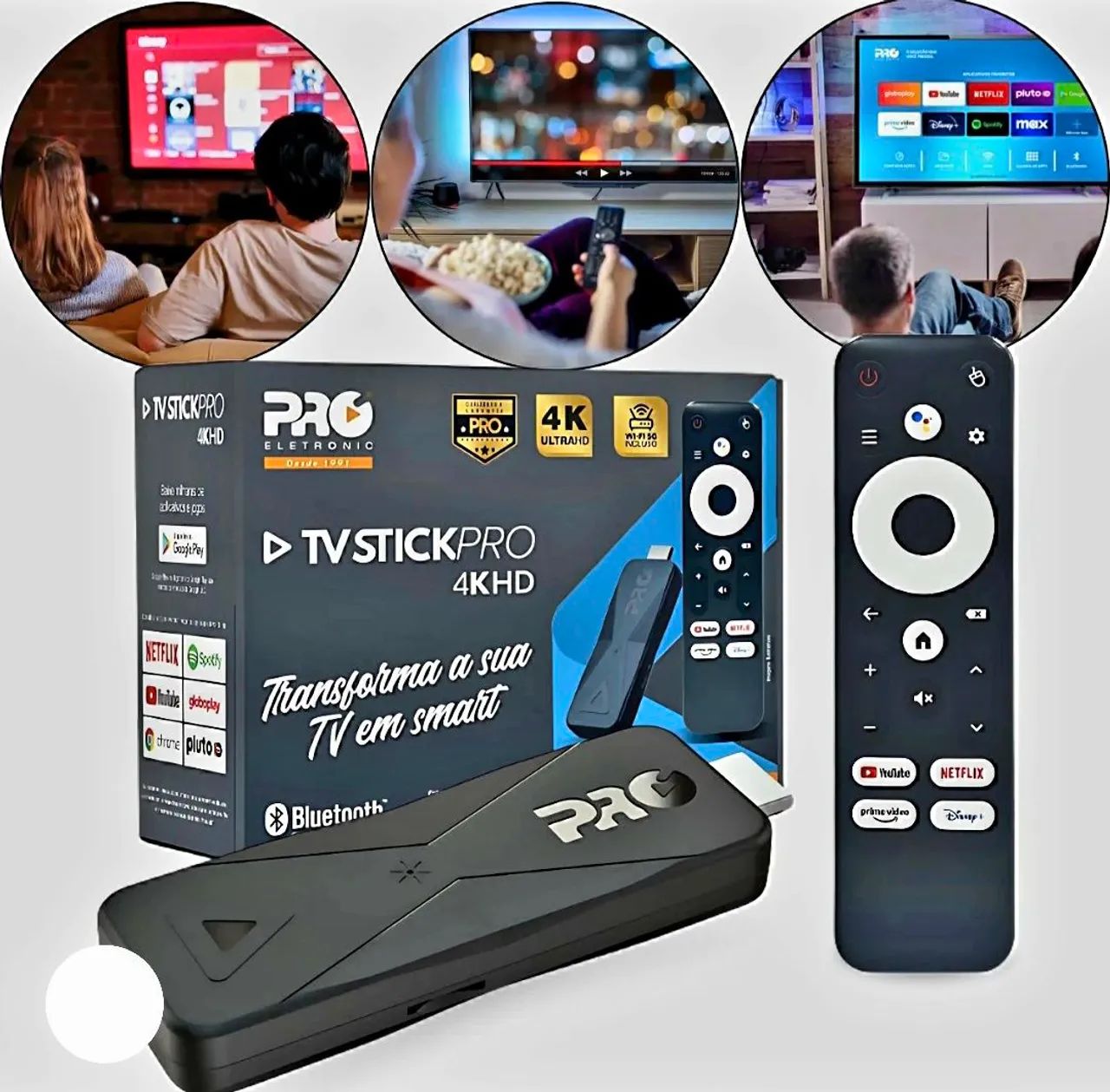 VENDO STICK PRO 4K ELETRONICS + 5 MESES DE PROGRAMAÇÃO  - Foto 4